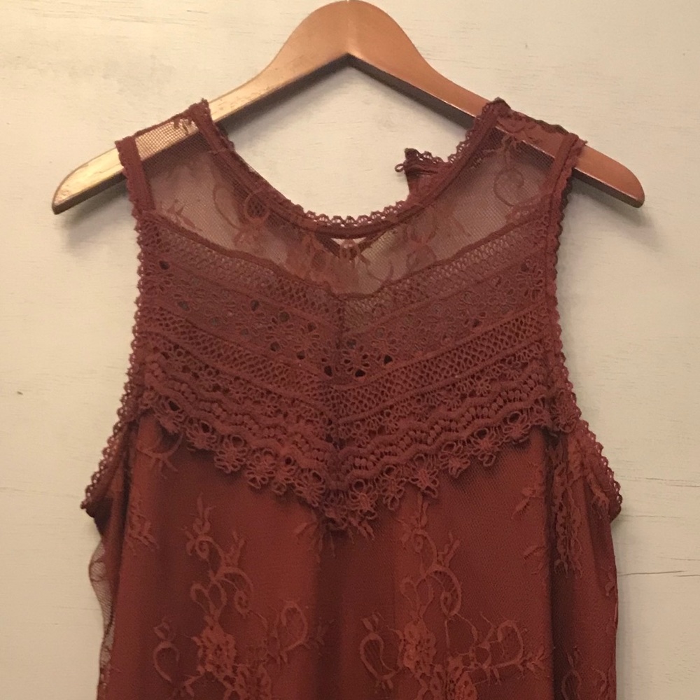 Floral Lace Shift Dress